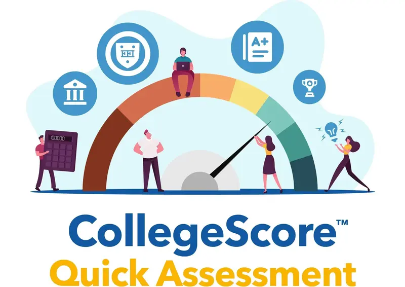 The CollegeScore™ Quick Assessment gauge