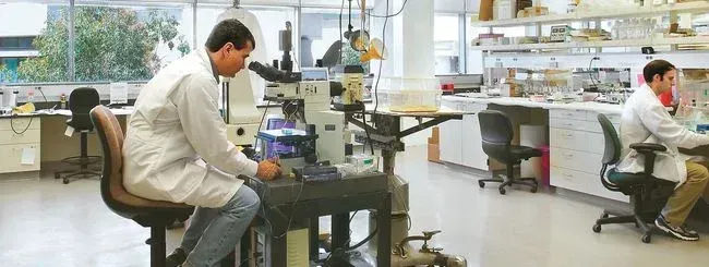US 뉴스앤 월드 포트 매거진이 꼽은 생명의학공학 부문 톱6위에 오른 UC샌디에이고 생명공학 건물 실험실 모습.[UCSD]
