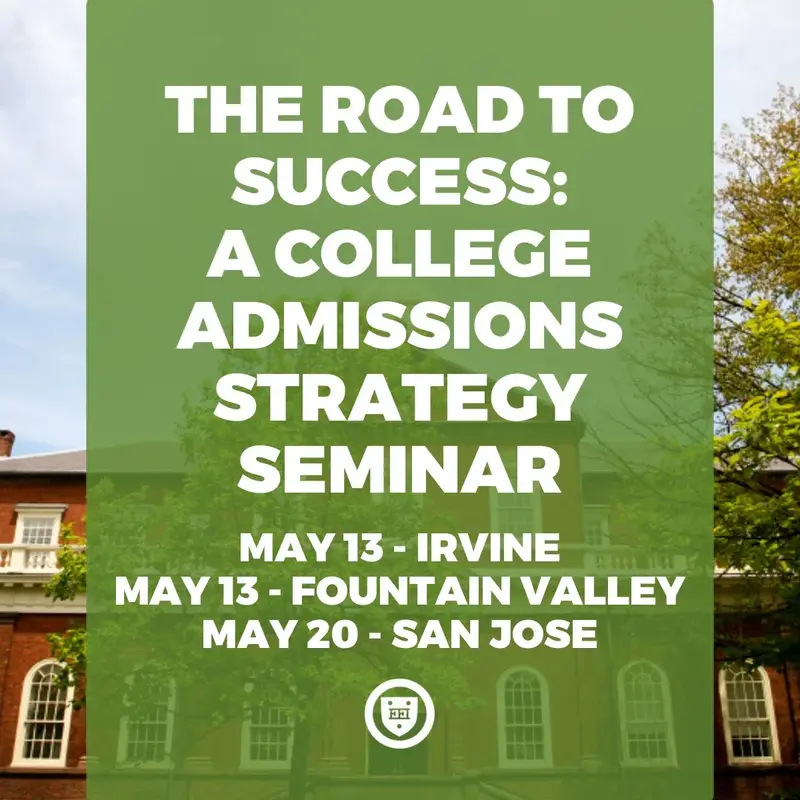 The Road to Success: A College Admissions Strategy Seminar