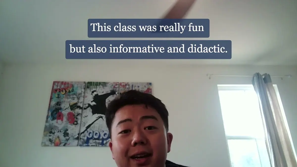 동영상 재생: Brandon의 엘리트 한국어 및 한국 문화 과정 후기